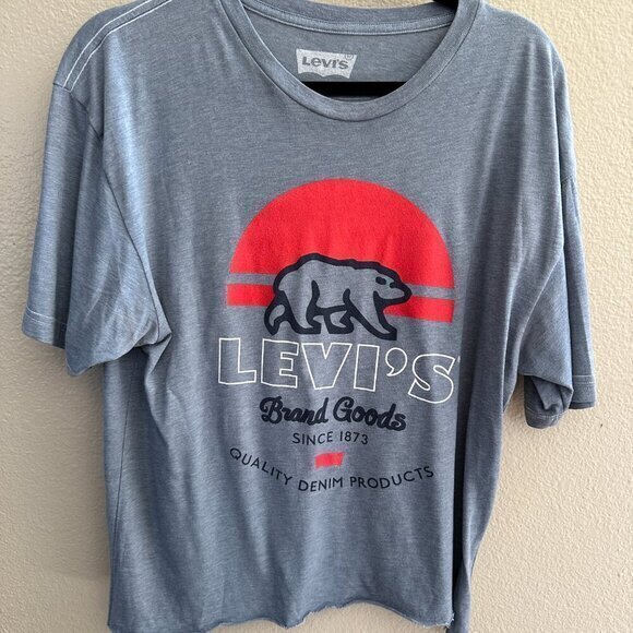 Levi's Blue Graphic T-Shirt Size Large - Picture 8 of 8
